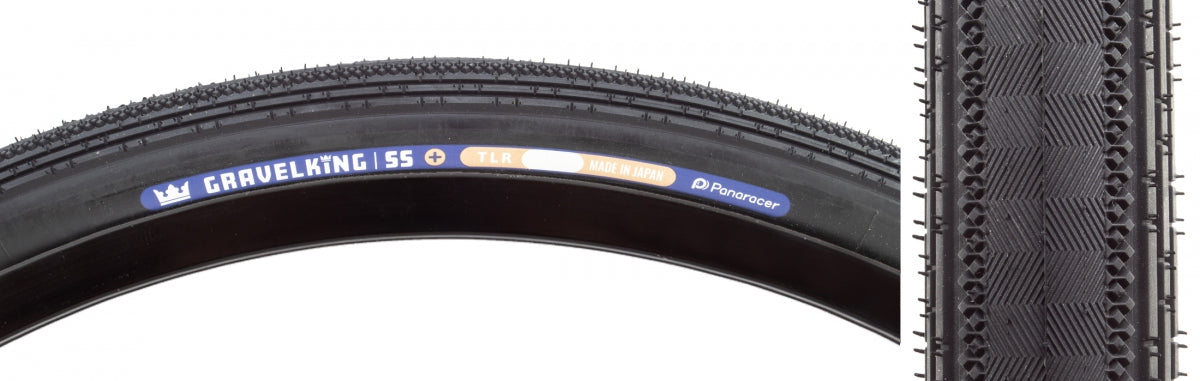 Panaracer Tire Gravelking SS+ 700x40 Fold TBLS BK/BK (O) (SKU 593908)