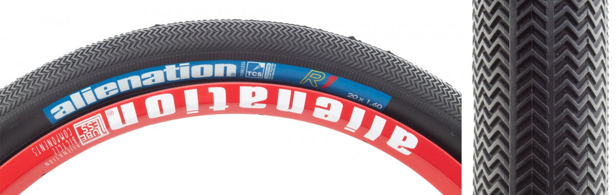 Tire AN TCS R1 20x1.6 Blue Label Fold BK/BK