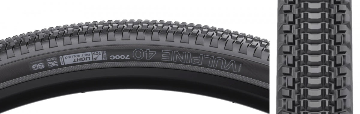 Tire WTB Vulpine 700x40 BK/BK Light FR TCS/120/DUAL-DNA/SG Fold