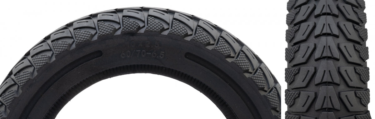 Sunlite Tire Scooter Solid Street 10x2.5 BK/BK (SKU 594739)