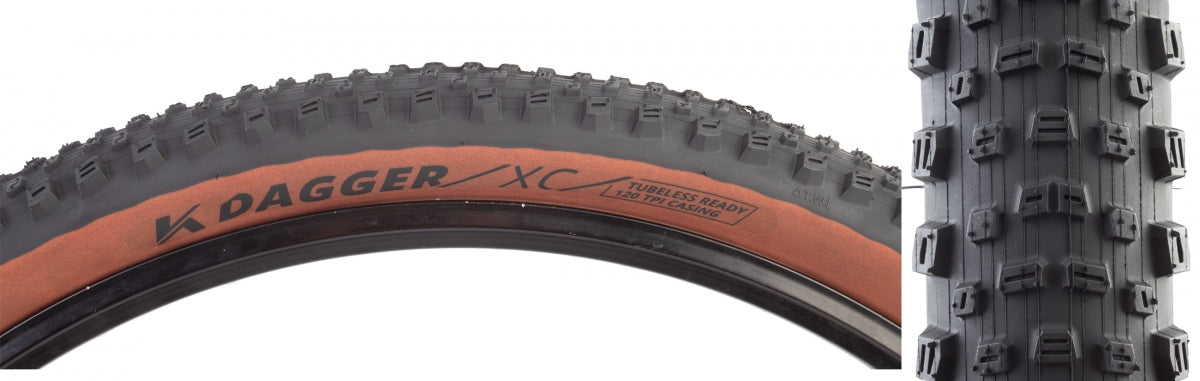 Tire Ken Dagger XC TLR 29x2.4 BK/CSK 120 Fold E50