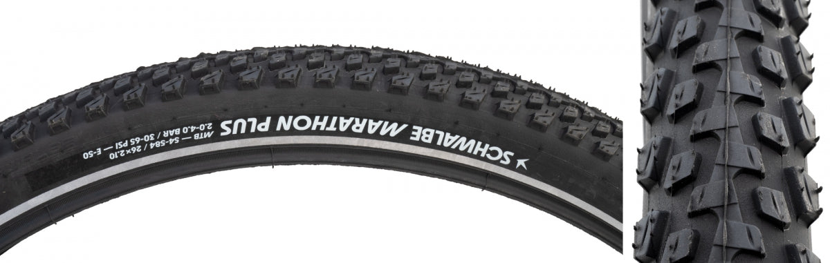 Tire SWB Marathon Plus MTB 27.5x2.1 Perf Twin SM-GUARD BK/BK/REF Dual E50 Wire (Q)