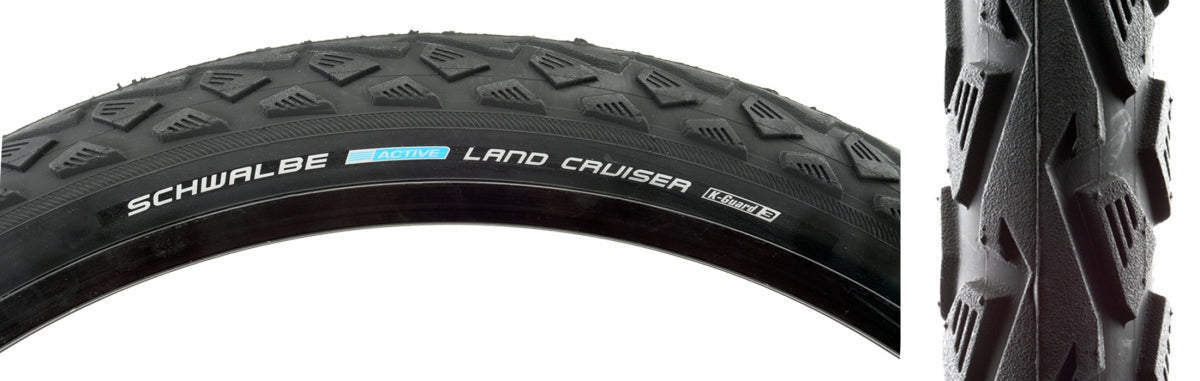 Tire SWB Land Cruiser 26x2.00 Active Twin K-GUARD BK/BSK SBC Wire (Q)
