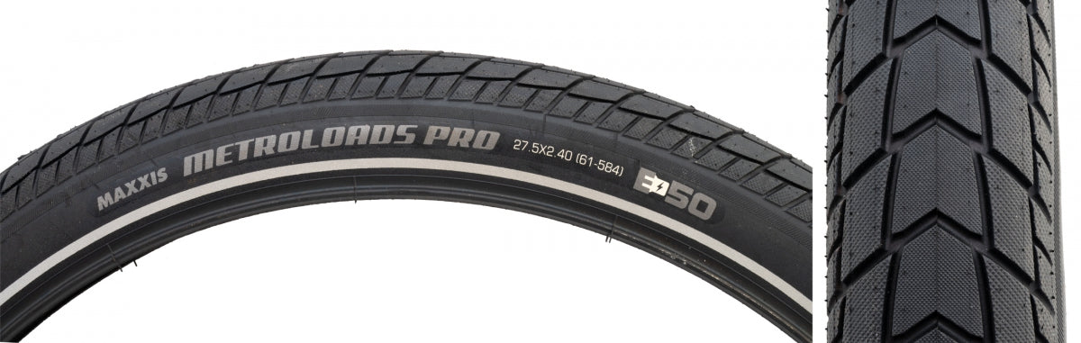 Tire Max Metroloads Pro 27.5x2.4 BK WIRE/60x2 4S/REF/E50