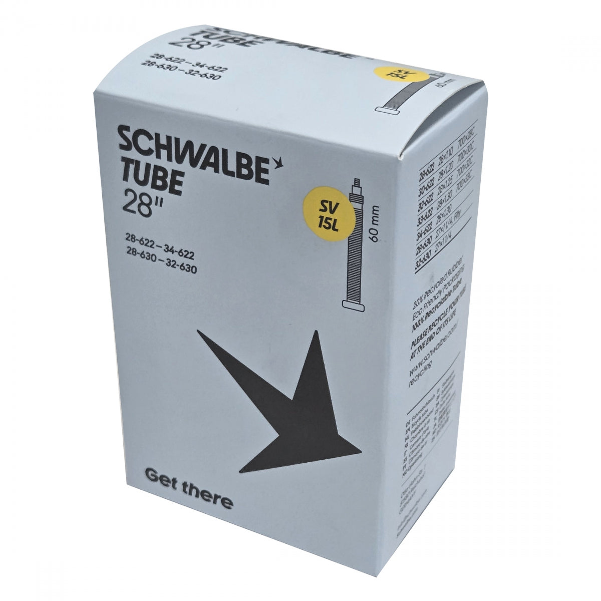 Tube Schwalbe 28 622/630x28/32 PV 60mm