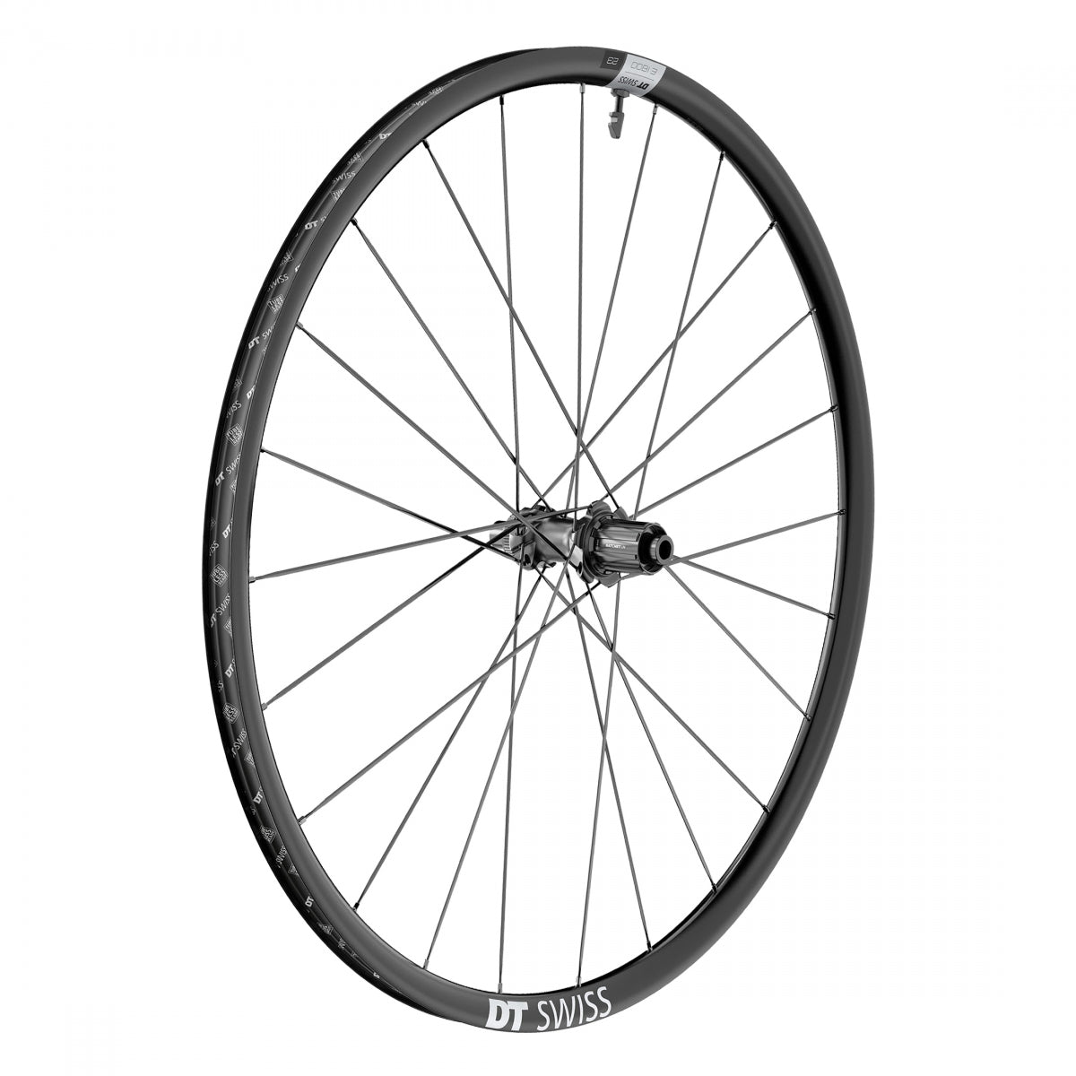 WHL RR DT 700 622x22 E1800 Spline 23 142x12mmTA CL Shi 11s Road TBLS BK