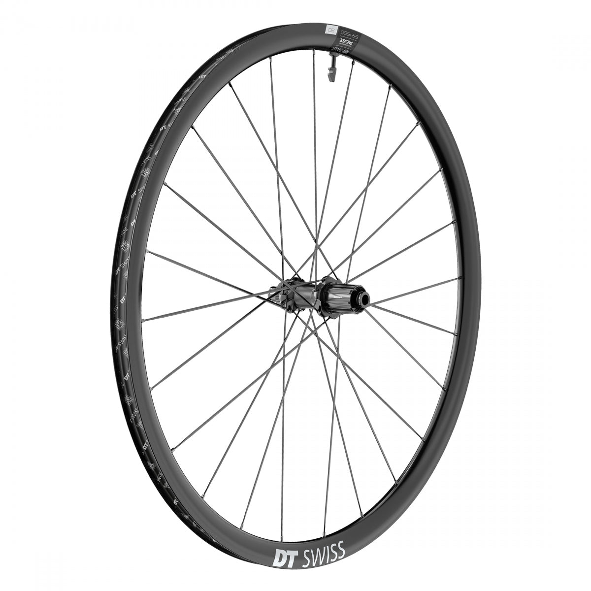 WHL RR DT 700 622x22 ER1600 Spline 30 142x12mmTA CL Shi 11s Road TBLS BK