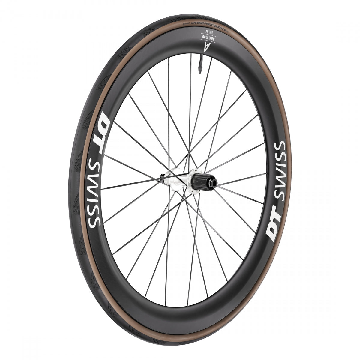 WHL RR DT 700 622x22 ARC1100 Wide Dicut 55 142x12mmTA CL 11sRD TBLS BK-RIM/WH-HUB