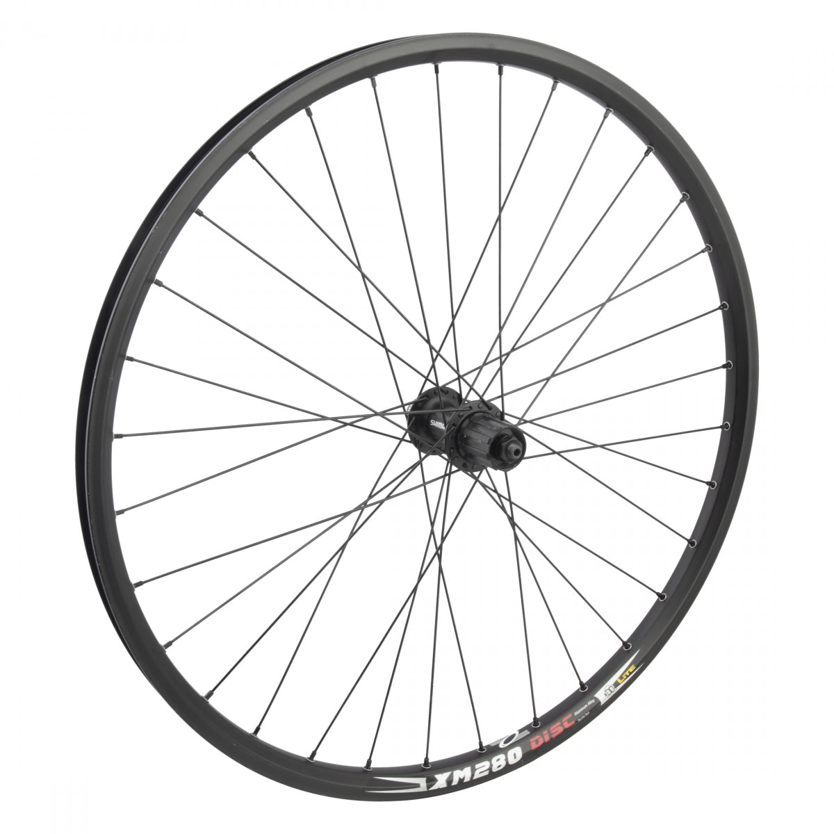 WHL RR 26x1.5 559x21 Wei XM280 BK Disc 32 Shi RM35 8-11sMT CL QR BK 135mm 14g BK