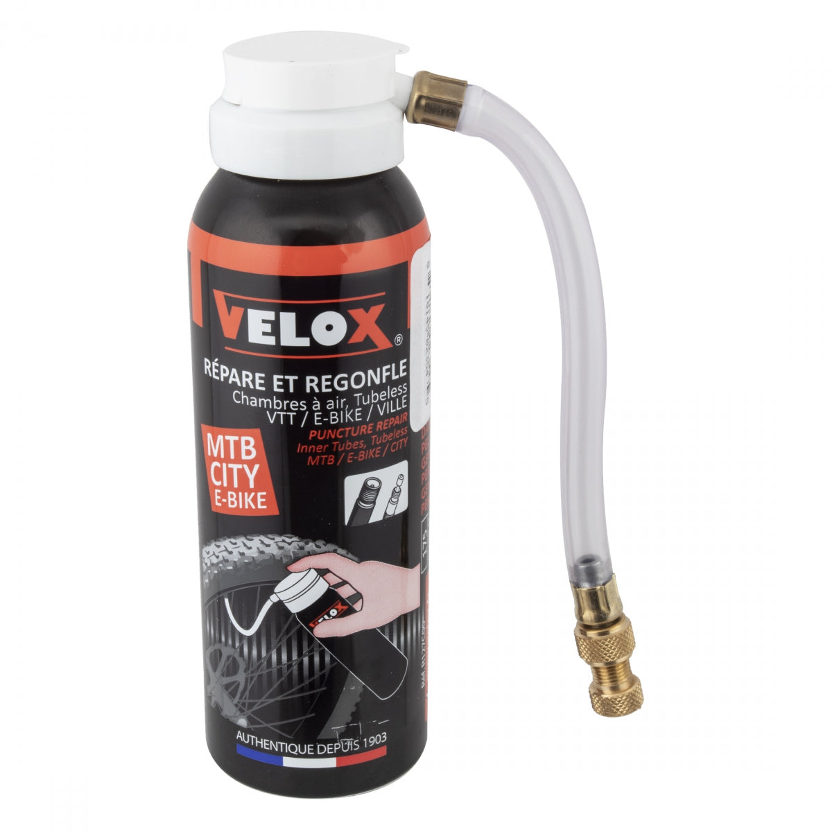 Sealant Tube Velox MTB 125ml PV/SCHRADER Aerosol