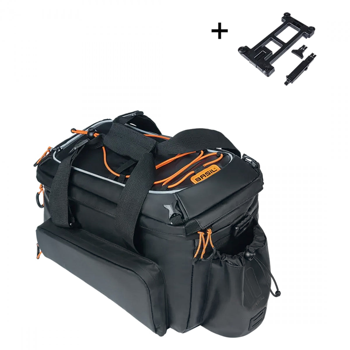 Bag Basil Trunk Miles Tarpaulin XL Pro 9-36L Mik BK/OR (Q)