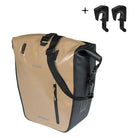Bag Basil Pannier Rivo Tarpaulin Single L 25-31L Mik Hook SAND/BK