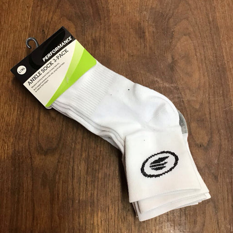L/XL Performance Ankle Sock 3 Pack