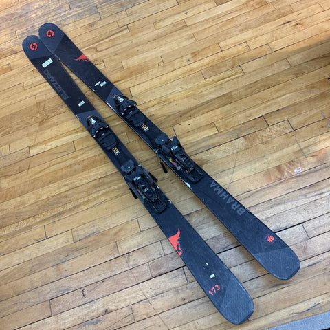 173cm Blizzard Brahma 88 Skis w/ Bindings