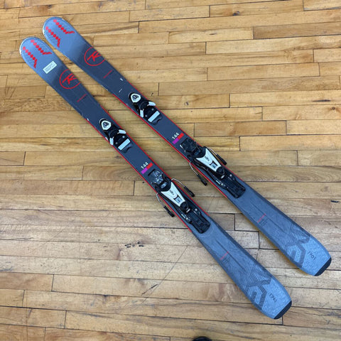 144cm Rossignol EXP 74 Skis w/ Look NX9 Bindings