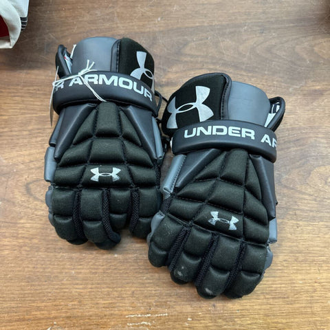 Medium - Under Armour Lacrosse Gloves - Black