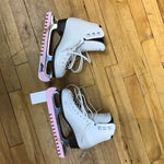 Girls - Riedell Emerald - White