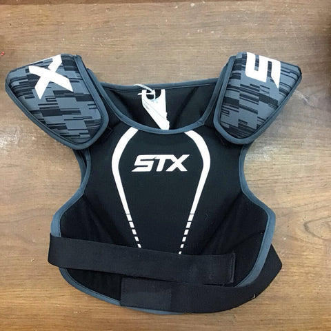 Youth L - STX Stallion 75 Lacrosse Chest Protector - Black