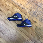 5.5 Youth - Under Armor Baseball Cleats - Blue/Black