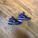 5.5 Youth - Under Armor Baseball Cleats - Blue/Black
