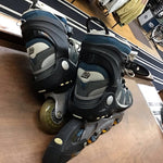 Men's 8 - K2 Isogrid Aluminum Inline Skate - Black/Blue/Grey