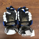 Large - Harrow Lacrosse Gloves - White/Blue