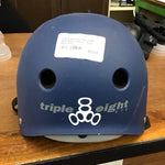 S/M Triple Eight Skateboard Helmet - Navy