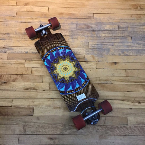 33.5'' Pantheon Trip Longboard w/ 80mm - 56mm Contact 80a Kegel Wheels