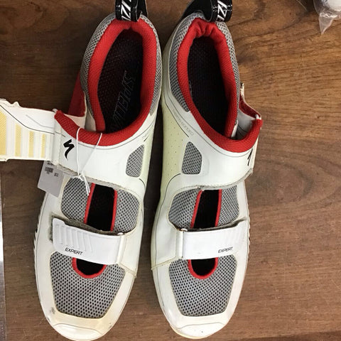 10.5 - Specialized Body Geometry Cycling Shoes - White