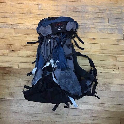 110L Osprey Crescent 7075 AL H20 Hiking Backpack