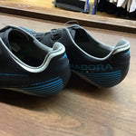 10.5 - Diadora Vortex Pro II Cycling Shoes- Black Blue