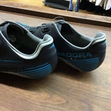10.5 - Diadora Vortex Pro II Cycling Shoes- Black Blue