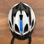 XS - Adult Fox Bike Helmet - Grey/Blue