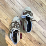 10 - Womans Sure-Grip BoardwalkRoller Skates - Tan/Red