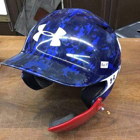 5 1/2 - Under Armor Juniors Batting Helmet - Blue/Red