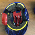 5 1/2 - Under Armor Juniors Batting Helmet - Blue/Red