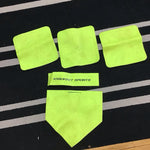 Rubber Throw Down Base Set - Neon Yellow