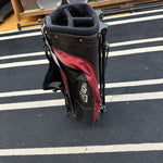 Wilson Junior Golf Stand Bag - Red/Black