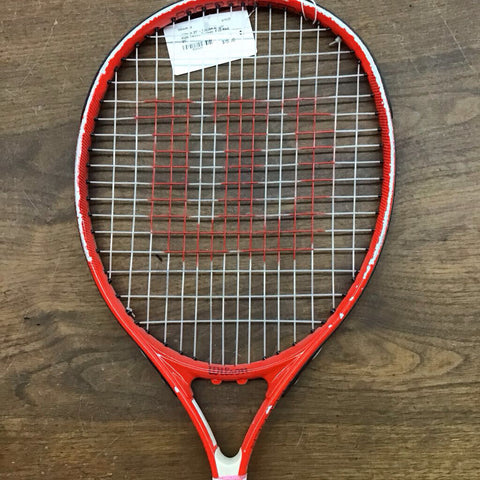 21" - Wilson Roger Kids Tennis Racket- Red