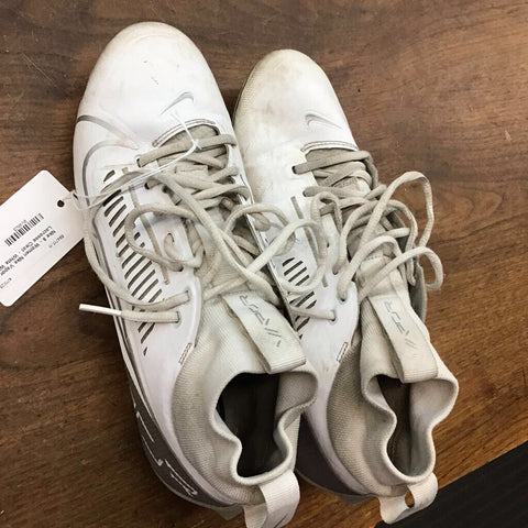 9 - Women Nike Vapor Lacrosse Cleat - White
