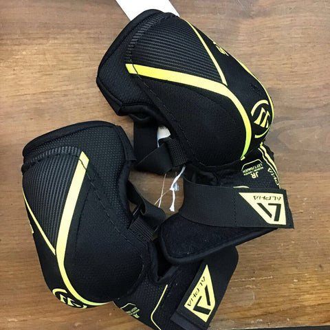M - Junior Warrior Alpha Elbow Pads - Black