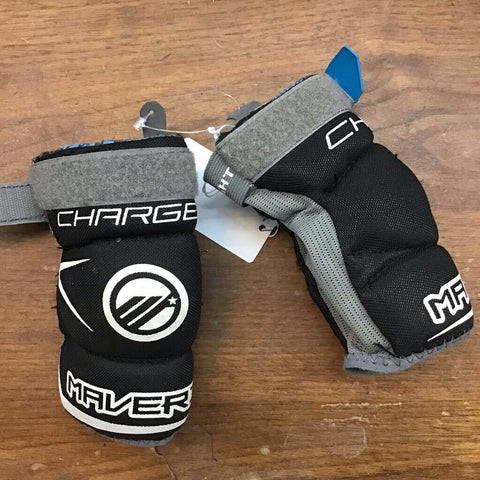 XS - Youth Maverik Charger Elbow Pads - Black