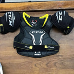Y Large - CCM Ice Hockey Chest Pad - Black
