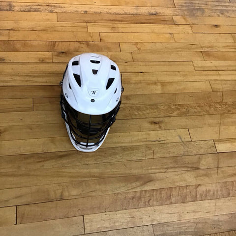 Warrior Burn BOA Lacrosse Helmet - Medium - White