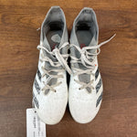 4 White Adidas Predator Soccer Cleat