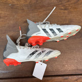 4 White Adidas Predator Soccer Cleat
