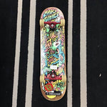 Santa Cruz Skateboard with Red Thunder Trucks