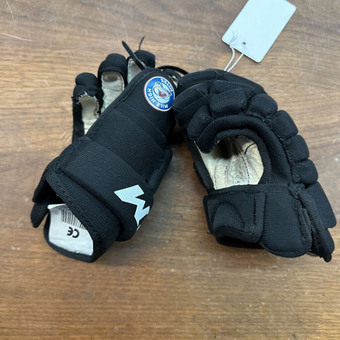 9" - CCM Mites Ice Hockey Gloves - Black
