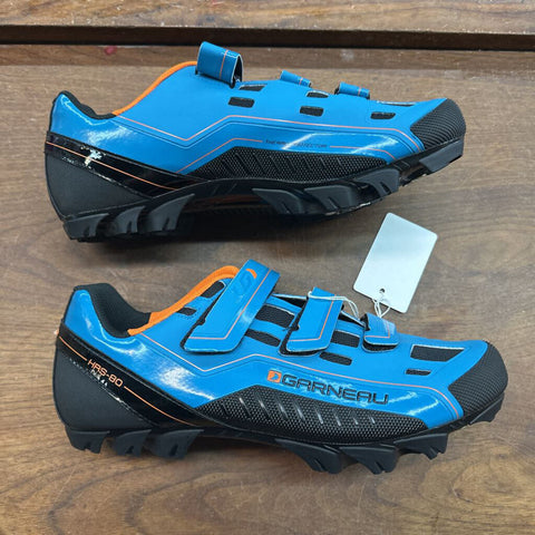 45 - Garneau HRS-80 SPD Gravel Bike Shoes - Blue