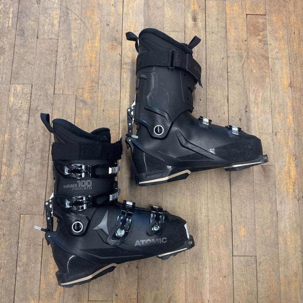27.5 - Atomic Hawx 100 Prime XTD Grip Walk Ski Boots - Black